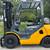 KOMATSU FD25T-16 5000lb Capacity LPG Powered Pneumatic Forklift 2 thumbnail