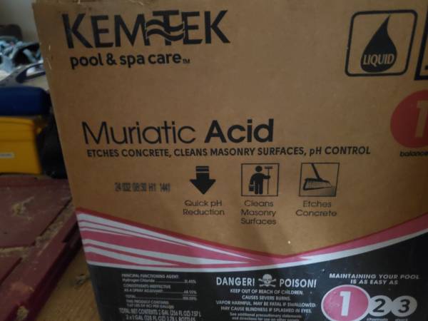 Muriatic Acid Pool & Spa Care 1