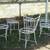 Homecrest White Metal Patio Set, Table, 6 Chairs 7 thumbnail
