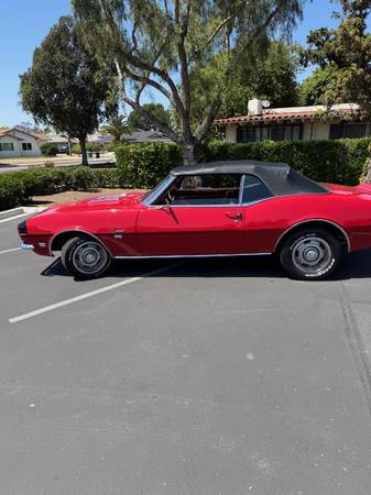 1968 Chevrolet Camaro SS convertible - $69,500 (Rancho Bernardo, San diego)63440142578435122