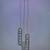 Allen + Roth Aurelis 3 Light Pendant Hanging Light Clear Crystal LED 3 thumbnail
