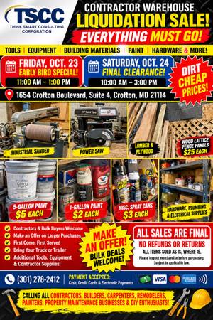 Warehouse Clearance 1