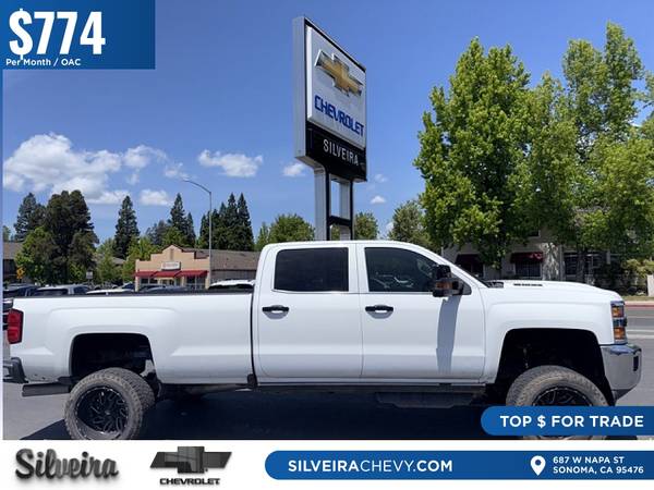 $774/mes - 2019 Chevrolet Chevy Silverado 2500HD 2500 HD 2500-HD LTZCrew - $50,994 (687 W Napa, St Sonoma CA 95476-6410)63654704788099120