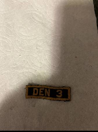 Vintage Boy Scout Den 3  Badge Patch 1