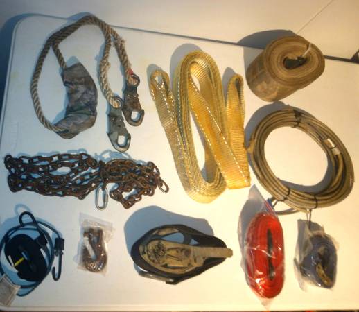Various Straps, Cables and Chains 1