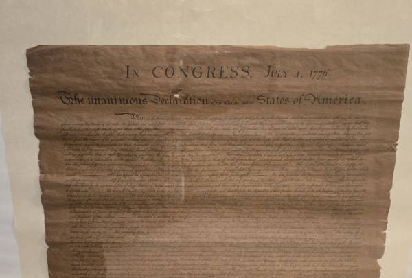 Declaration of Independence 1976 1