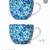 Beautiful Lilly Pulitzer 12 Oz Blue Ceramic Coffee/Tea Mugs With Gold 6 thumbnail