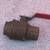 TOYO BALL VALVE 1 1/4 RED AND WHITE 5049f BRONZE 6 thumbnail