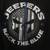Large Black Jeepers Back the Blue Hooded Sweatshirt 1 thumbnail