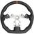 Full Leather Steering Wheel, D-Shaped Perforated Leather Grip Fit for Nissan 370 1 thumbnail