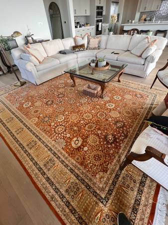 Chenille Sectional Sofa 1