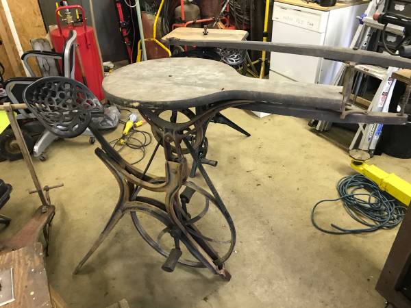 BARNS PEDDLE POWERED SCROLL SAW 1