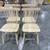 Windsor Unfinished Natural Pine Wood Dining Chairs (Set of 4) 1 thumbnail