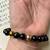 Handmade One of a Kind Onyx & Golden Hematite Stretch Bracelet size 7. 10 thumbnail