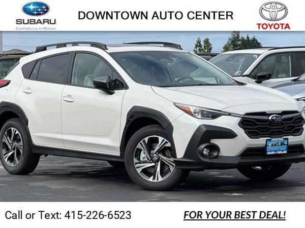 2025 Subaru Crosstrek Premium suv White Pearl 1