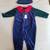 Baby Boy's First Christmas Velour One Piece (FREE Bear) 3-6mo. NEW 2 thumbnail