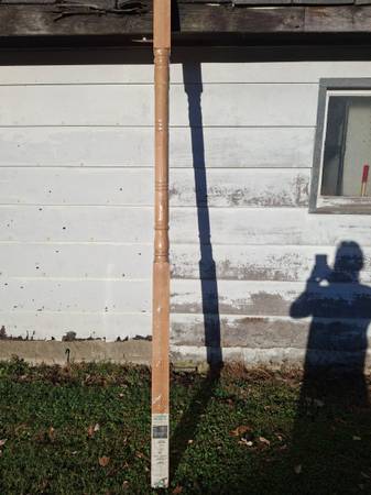 Decorative turned 4x4 porch posts 1