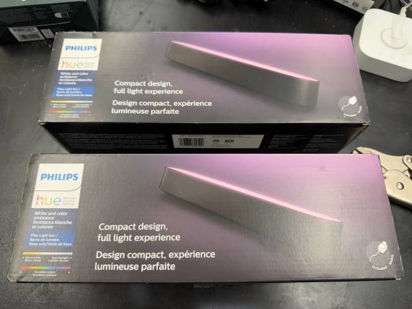 Two (2) Philips Hue Play Light Bar 1