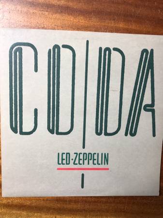 Led Zeppelin "Coda" Album 1