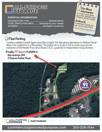 $1 Bernardston MA FLEET PARKING - Park your cars here (11 Deacon Parker Road - Bernardston, MA)64017047872897121