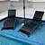 PURPLE LEAF Patio Chaise Lounge Set of 3 2 thumbnail