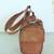 Cabela’s Tan Leather Western Shoulder Bag Purse Metal Cabela’s Tag 5 thumbnail
