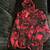 Atsuko Berserk Guts All Over Print Men's Red and Black Hooded Anorak Jacket 1 thumbnail