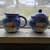 Christmas cabin hand painted ceramic sugar/creamer set 1 thumbnail