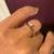 14K Yellow Gold Engagement Ring (Size 7-8) with White Sapphire Stone 8 thumbnail