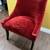 Red Velvet Accent Chair 13 thumbnail