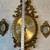 Vintage 1960s New Haven Ornate Gold Oval Clock & Mirrors Burwood Works 15 thumbnail