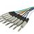 Monoprice 1 Meter (3ft) 8-Channel 1/4inch TRS Male to XLR Male 4 thumbnail