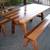 CEDAR 6ft picnic table. Restaurant, patio 4 thumbnail