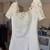 WEDDING DRESS w/ELEGANT LACE TRAIN 2 thumbnail