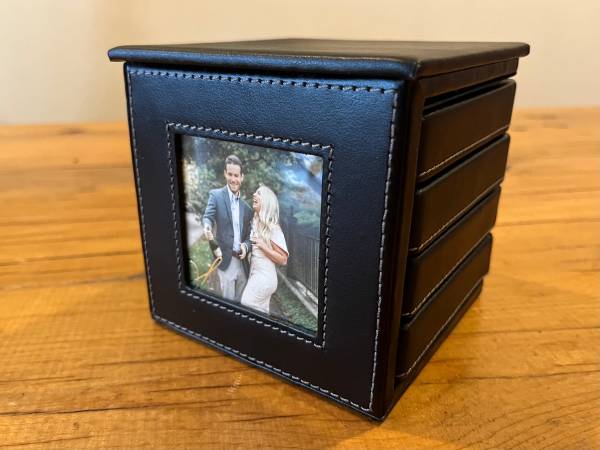 Attractive Leather 4-Drawer Jewelry Box 1