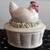 CHICKEN ON BASKET: Porcelain Box by Fitz & Floyd. 1982. Flawless 1 thumbnail