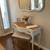 Beautiful antique vanity with matching stool 4 thumbnail