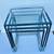 Vintage Modern 80’s Chrome and Glass Nesting Tables 5 thumbnail