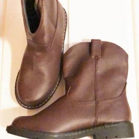 Boots Women sz 6 Boys sz 6 Girls sz 7.5 Brown 1
