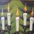 Painting of Wine - Candles - Bread - Guitar - Fruit with Gold Frame! 2 thumbnail