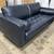 Article Sven 72" Tufted Leather Loveseat - Oxford Blue 2 thumbnail