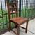 Solid wood armless chair 2 thumbnail