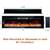 electric fireplace heater bizhomart wall mount or recessed heater 60 inches 1 thumbnail