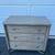Modern 3-Drawer Chest / Nightstand - Light Wood & Metal Base 1 thumbnail