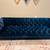 Jonathan Adler Baxter Sofa - Blue Velvet 5 thumbnail