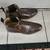 Men's Dress boots dark brown leather size 9 2 thumbnail