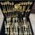 Gold tone flatware by William Rogers & Sons 1 thumbnail