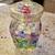 Vintage Hazel Atlas jam jar, hand painted with  floral design 1 thumbnail
