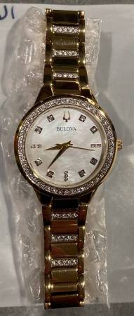 *** NUEVO *** RELOJES BULOVA “CRISTAL” PARA MUJER - ¡¡¡UNA APARIENCIA FANTÁSTICA!!! - $159 (concord / pleasant hill / martinez)63471480180609121