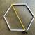 16ft X8ft Ceiling Hexagon Led Light 14 Hex White LED For Store Barber 8 thumbnail